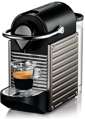 Nespresso Krups Pixie coffee machine electric titanium