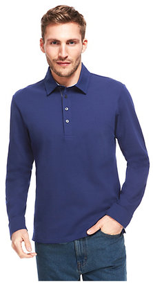 Marks and Spencer M&s Collection Tailored Fit Stretch Polo Shirt
