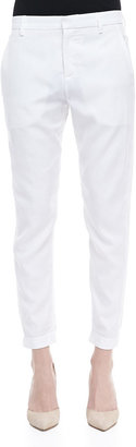 Vince Cropped Twill Trousers