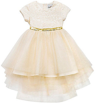 Rare Editions 2T-6X Lace & Tulle Dress