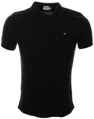 J. Lindeberg Rubi Slim Pique Polo T Shirt Black