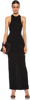 Givenchy Draped Jersey Viscose-Blend Dress