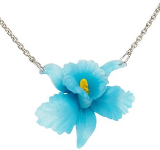 B.young Gogo Philip Blue Flower Necklace