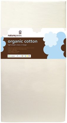 Naturepedic Organic Cotton Lightweight Classic 2-Stage Crib Mattress