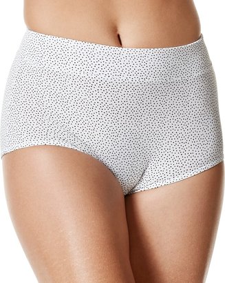 Warner's No Muffin Top Hi-Cut Cotton Stretch Panty- White (Style: RT2091P)