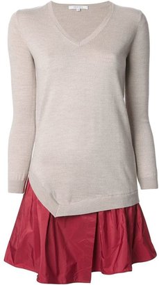Carven flared sweater dress