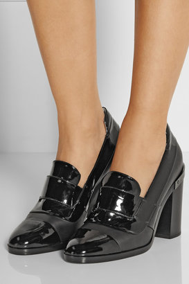 Reed Krakoff Metal-trimmed patent-leather pumps