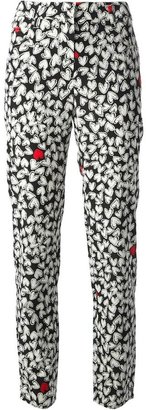 Sonia Rykiel Sonia By heart print trousers