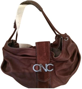 CNC Costume National Brown Suede Handbag