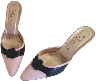 Blumarine Pink Leather Heels