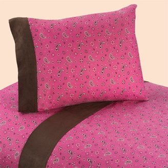 JoJo Designs 3pc Twin Sheet Set for Western Cowgirl Bedding Collection by Sweet Bandana Print