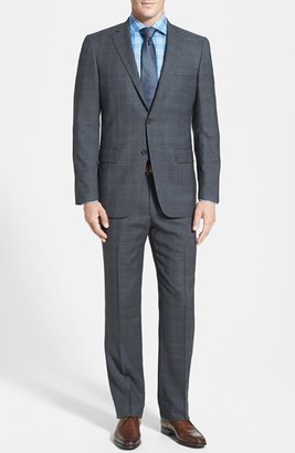 Hart Schaffner Marx 'New York' Classic Fit Plaid Wool Suit