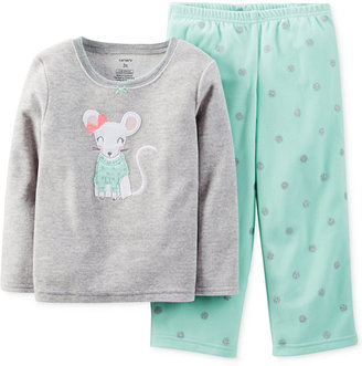Carter's Baby Girls' 2-Piece Mouse Pajamas
