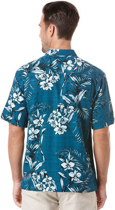 Cubavera Short Sleeve Tropical All-Over Print Shirt