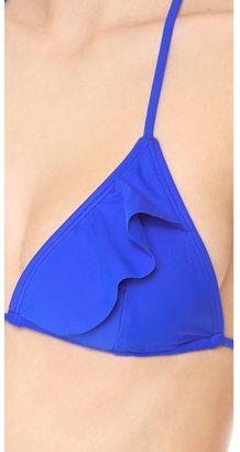 Shoshanna Cobalt Solids Bikini Top