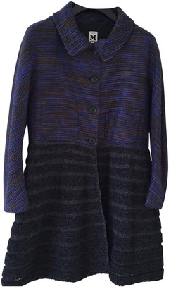 M Missoni Blue Wool Coat