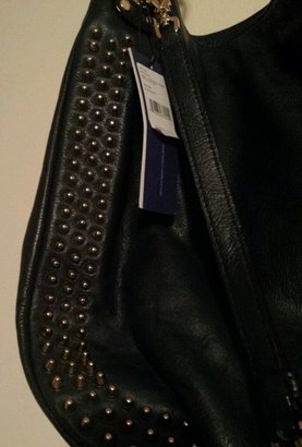 Rebecca Minkoff NWT $425 Mini Luscious Hobo Studs Gold Hardware Studded Bag