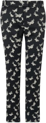 Jaeger Boutique by 7/8th bird jaquard trousers