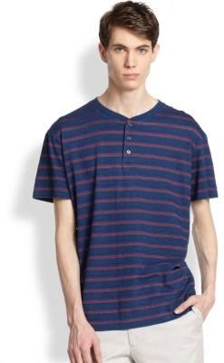 Marc by Marc Jacobs Harley Striped Henley Tee