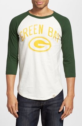 Junk Food 1415 Junk Food 'Green Bay Packers - Red Zone' Raglan T-Shirt