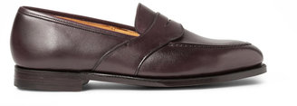 George Cleverley Bradley Burnished-Leather Penny Loafers