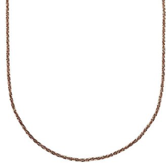 Margherita 18k Chocolate Gold-Over-Silver Chain Necklace