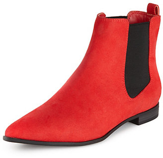 Limited Edition Faux Suede Flat Chelsea Boots with Insolia Flex®