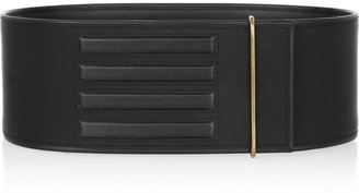 Lanvin Matte-leather waist belt