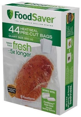 FoodSaver Quart Heat Seal Bags, 44 Count, FSFSBF0226-P00