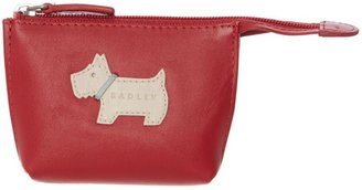 Radley Heritage dog red small zip coin purse