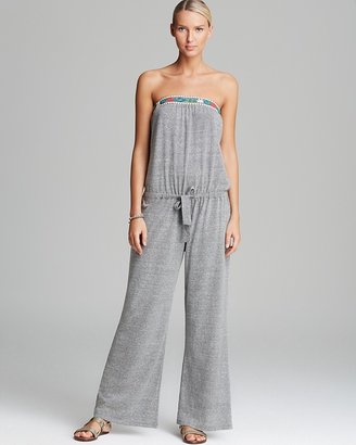 Lucky Brand French Tapestry Jumpsuit Swim Cover Up