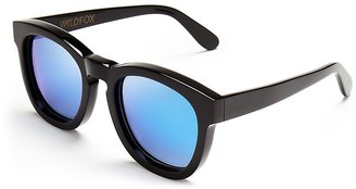 Wildfox Couture Classic Fox Deluxe Mirrored Sunglasses, 50mm