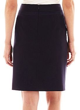 JCPenney Worthington Zip-Front Envelope Skirt