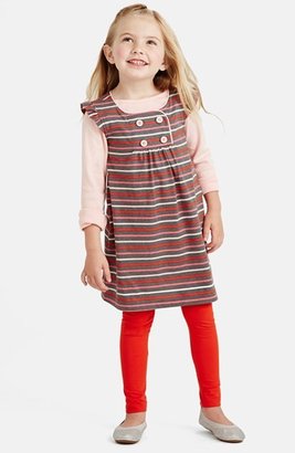 Tea Collection 'Altstadt' Stripe Cotton Jersey Dress (Toddler Girls, Little Girls & Big Girls)