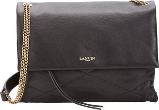 Lanvin Sugar Medium Shoulder Bag-Black