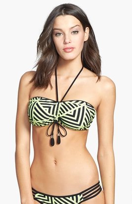 Seafolly 'Pop' Print Underwire Bandeau Bikini Top (DD-Cup)