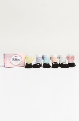 Trumpette 'Lilly' Socks (6-Pack)(Baby Girls)