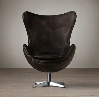 Restoration Hardware 1950s Copenhagen Leather Chair