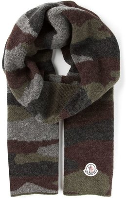 Moncler camouflage scarf