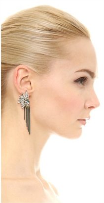 Adia Kibur Crystal Fringe Earrings