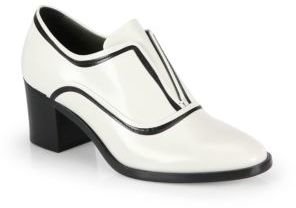 Reed Krakoff Leather Hand-Drawn Oxford Pumps
