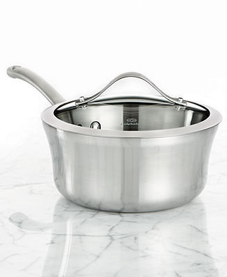 Calphalon Contemporary Stainless Steel 2.5 Qt. Covered Saucepan