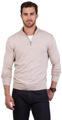 Nautica Mens Big & Tall Quarter Zip Sweater