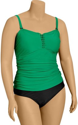 Old Navy Women's Plus Control Max Braided Tankini Tops