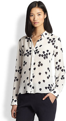 A.L.C. Song Silk Printed Blouse