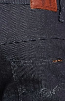 Nudie Jeans 'Thin Finn' Skinny Fit Jeans (Organic Dry Dark Grey)
