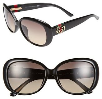 Gucci 57mm Special Fit Polarized Sunglasses