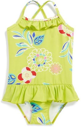 Tea Collection Skirted One-Piece Swimsuit (Toddler Girls)