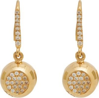 Aurélie Bidermann Fine Diamond & Gold Bell Drop Earrings
