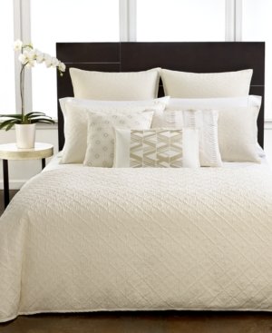 Hotel Collection CLOSEOUT! Modern Stitched Diamond Bedding Collection
